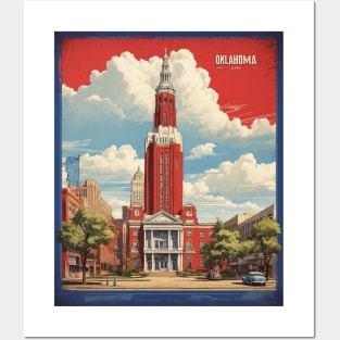 Oklahoma USA Vintage Tourism Travel Posters and Art
